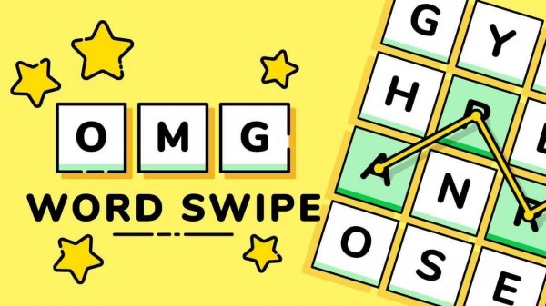 OMG Word Swipe - Word Puzzle Game