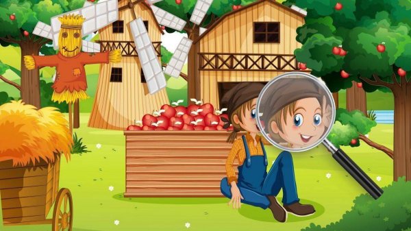 Farm Hidden Objects Game - Find & Seek Puzzle