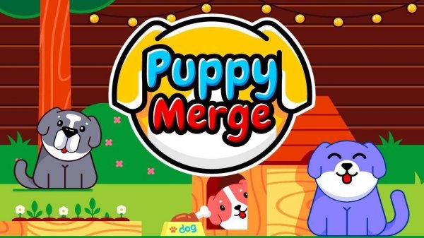 Puppy Merge - Cute Pet Puzzle Game