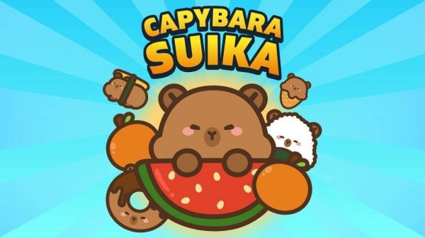 Capybara Suika Merge Puzzle Game