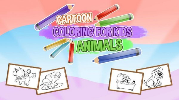 Cartoon Coloring for Kids Animals Online Game