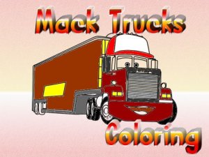 Mack Trucks Color Art Game