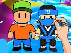 Stumble Guys Coloring Book Online Game - Coloring Game