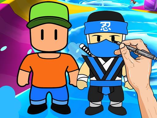 Stumble Guys Coloring Book Online Game - Coloring Game