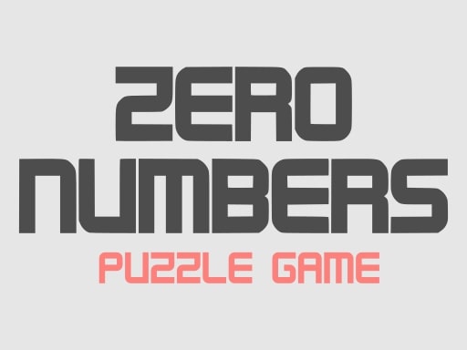 Zero Numbers Puzzle Game - Logic Puzzle Game