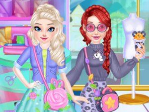 Fashion Princess Sewing Clothes Online Dress Up Game