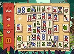 Frog Mahjong Tile Puzzle
