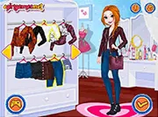 Princesses Biker Boots Dress-Up Game Online