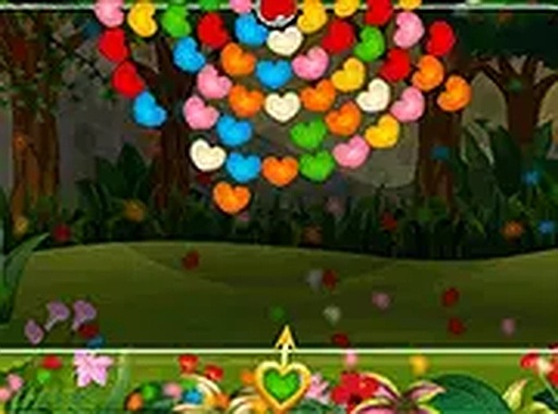 Valentines Bubble Wheel Puzzle Game