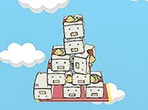 Tofu Tower Stacking Game