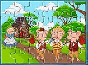 Pig Family Jigsaw Puzzle