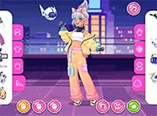 Teen Pastel Cyberpunk Dress Up Game Online