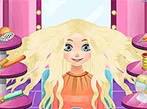 Blonde Sofia Haircut Makeover Online Game
