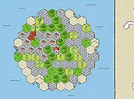Six-Sided Streets Hexagon Puzzle Game