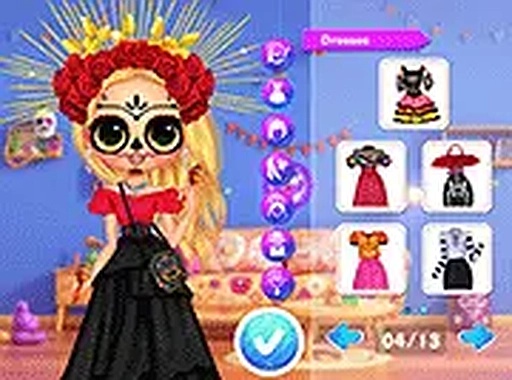 BFF's Day of the Dead Celebration Dress-Up Game