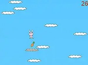 Jumping Rabbit Platform Game Online Arcade Game