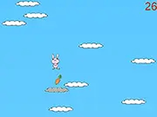 Jumping Rabbit Platform Game
