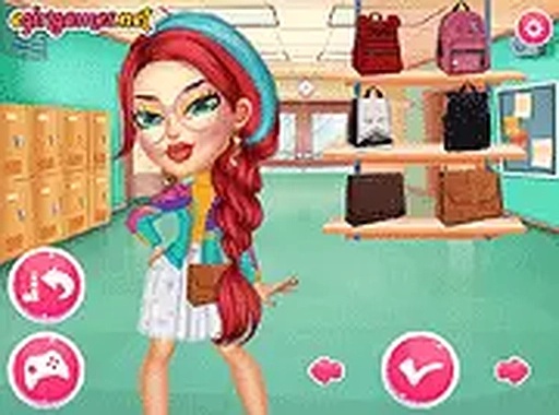 Nerd Vs Popular Fashion Dolls Dress Up Online Game