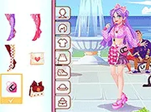 Teen Valentine Crops Dress Up Online Game